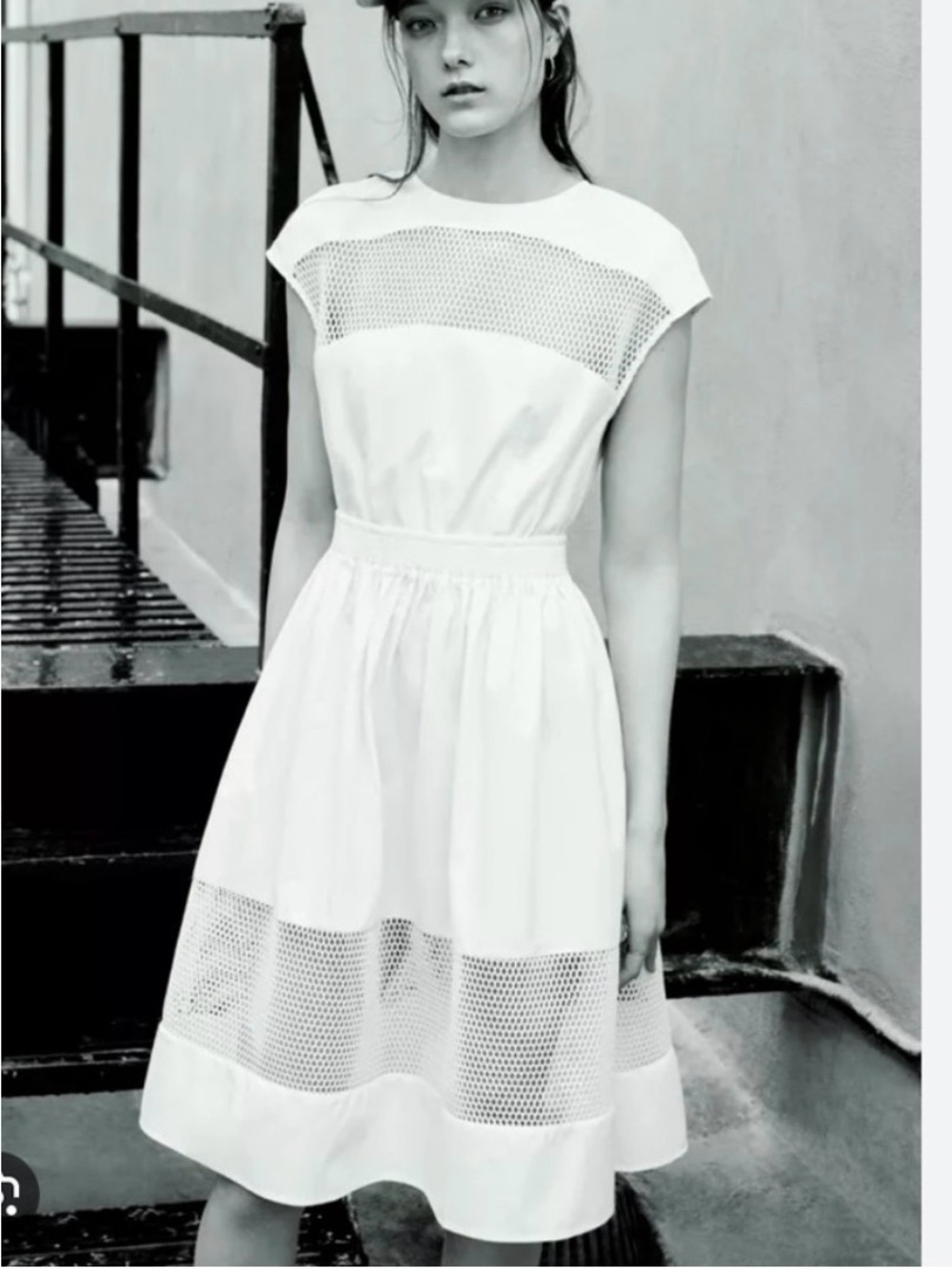 Antoinette Poplin Midi Dress S